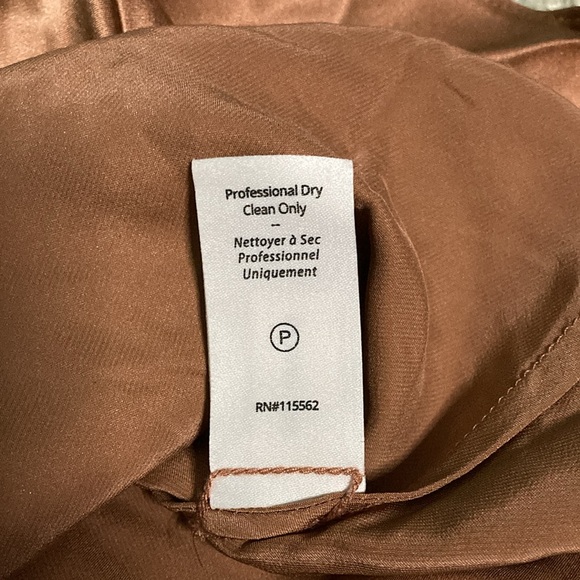 Cinq a Sept Marta Bronze Silk Tank - Sz XS - Picture 8 of 8